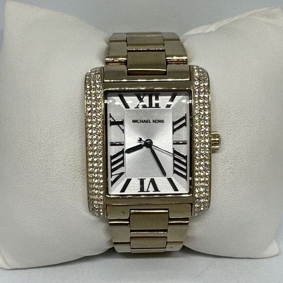 Michael Kors Emery MK3254 Womens Gold Stainless Steel Analog Quartz Watch HME446 - Picture 1 of 11